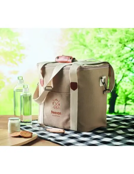 Bolsa nevera canvas 450 gr/m² Ecológica Personalizada 7MO6869