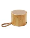 Altavoz inalámb. redondo bambú Ecológico Personalizado 7MO6890 - Imagen 1