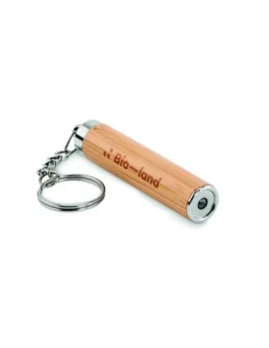 Mini linterna bambú llavero Ecológica...