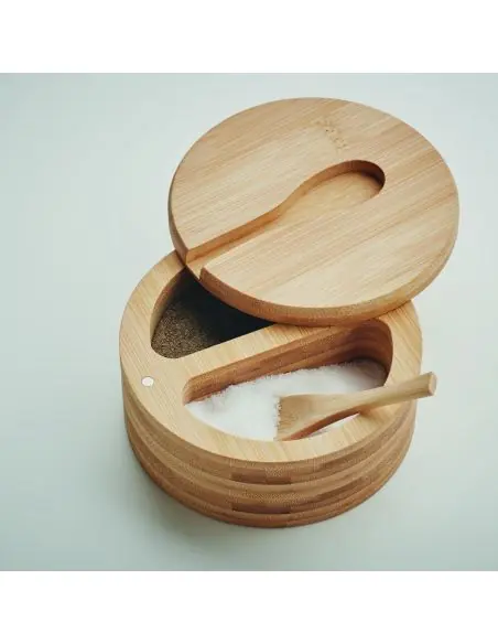 Salero y pimentero de bambú Ecológico Personalizado 7MO6951