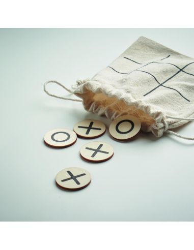 Tres en raya de madera Ecológica Personalizada...