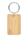 Llavero rectangular de bambú Ecológico Personalizado 7MO6978 - Imagen 2
