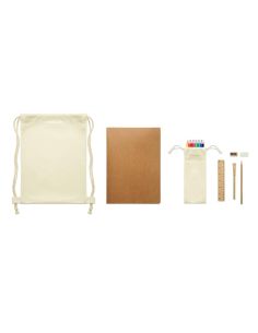 Set de dibujo infantil en bolsa Ecológica Personalizada... - Producto ecológico