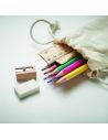 Set de dibujo infantil en bolsa Ecológica Personalizada 7MO6980 - Imagen 4