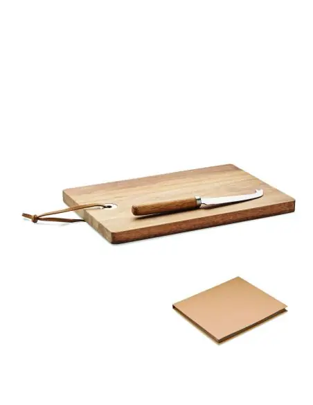 Set tabla quesos de acacia Ecológica Personalizada 7MO6984