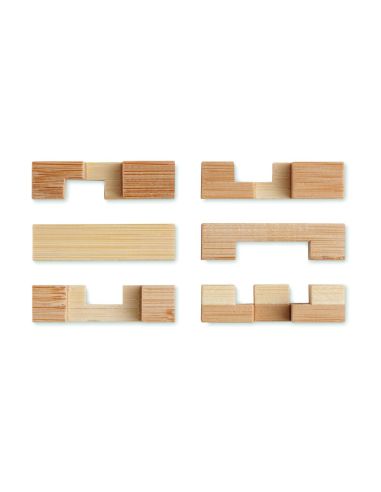 Rompecabezas de bambú Ecológica Personalizada...