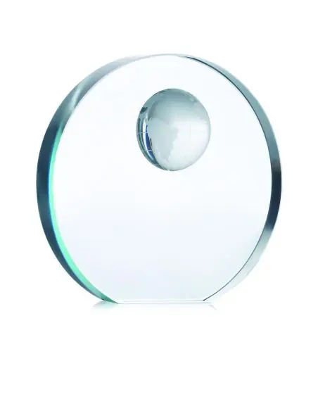 Trofeo esfera cristal Ecológico Personalizado 7MO7183