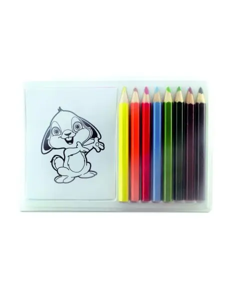 Set de lápices de colores Ecológico Personalizado 7MO7389