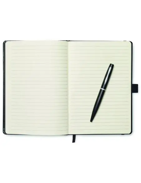 Libreta A5 con bolígrafo Ecológica Personalizada 7MO8108