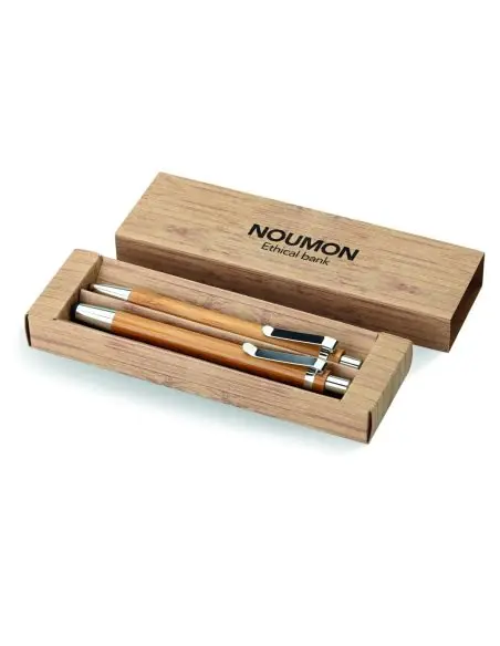 Set de bolígrafo y lápiz Ecológico Personalizado 7MO8111