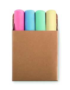 4 tizas de colores Ecológica Personalizada 7MO8929 - Producto ecológico