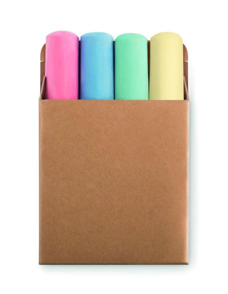 4 tizas de colores Ecológica Personalizada 7MO8929