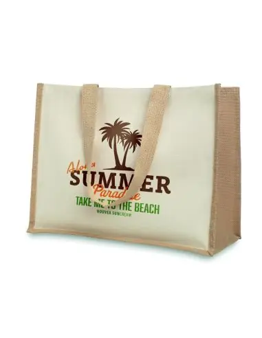 Bolsa de la compra yute y lona Ecológica...