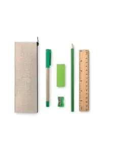 Set estuche de 6 piezas Ecológica Personalizada 7MO9010 - Producto ecológico