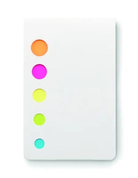 Notas adhesivas 5 colores Ecológica Personalizada 7MO9036