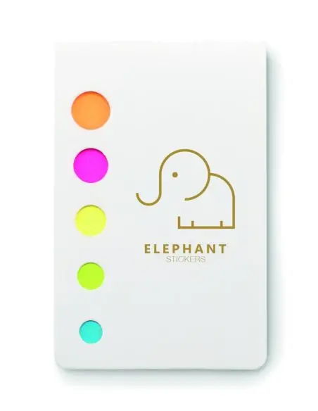 Notas adhesivas 5 colores Ecológica Personalizada 7MO9036