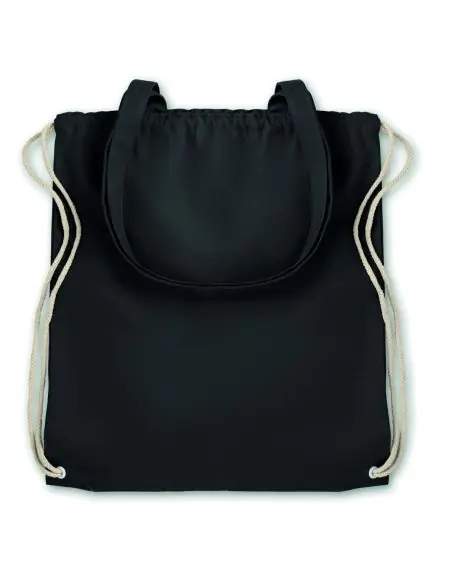 Mochila en canvas color y asas Ecológica Personalizada 7MO9041