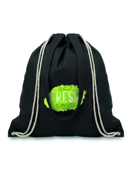 Mochila en canvas color y asas Ecológica Personalizada 7MO9041