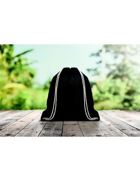 Mochila en canvas color y asas Ecológica Personalizada 7MO9041