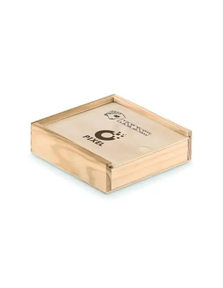 Set de cartas y dados en caja Ecológica Personalizada 7MO9187