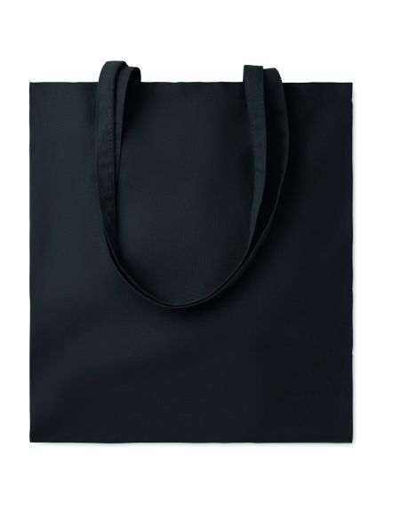 Bolsa algodón 140 g/m² asas largas 38 x 42 cm