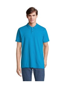 Polo unisex algodón con tapeta de botones