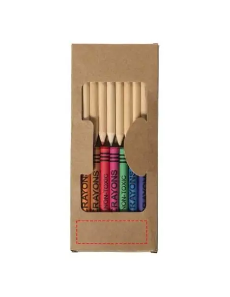 Set de 19 lápices y ceras Ecológica Personalizada 6106788