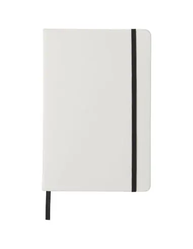 Libreta A5 blanca con cinta de color Ecológica...