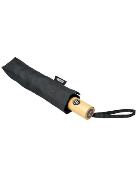 Paraguas automático plegable material reciclado PET de 21Bo" Ecológico Personalizado 6109143