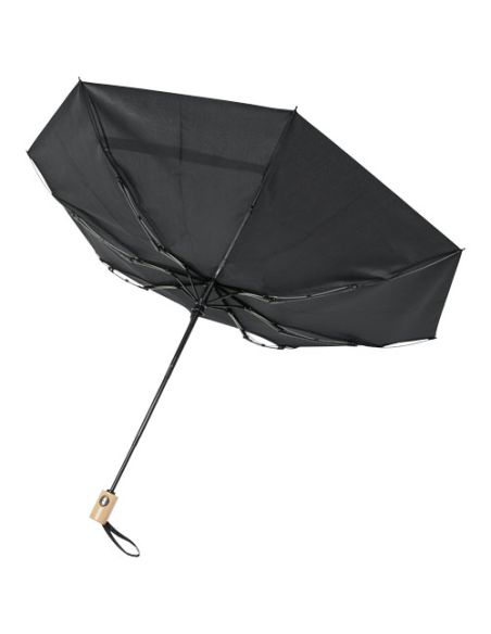 Paraguas automático plegable material reciclado PET de 21Bo" Ecológico Personalizado 6109143