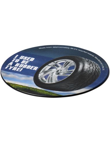 Brite-Mat® Posavasos redondo con material de...