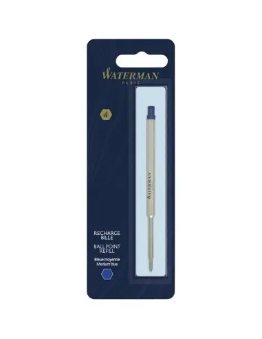 Waterman recambio de bolígrafo (tinta azul)...