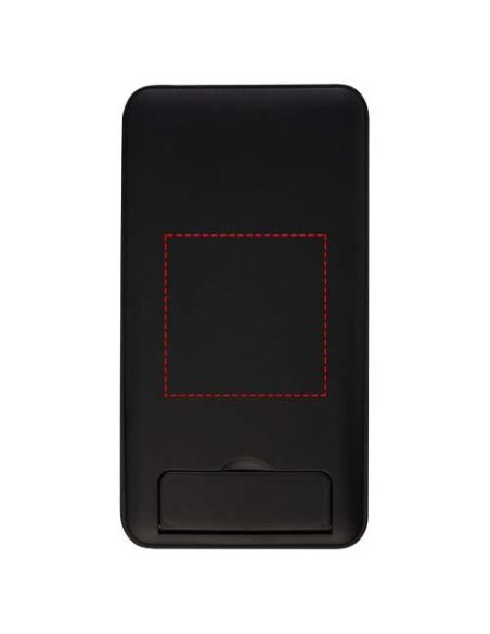 Base de carga inalámbrica de plástico reciclado de 10 W con soporte para teléfono Ecológico Personalizado 6124203