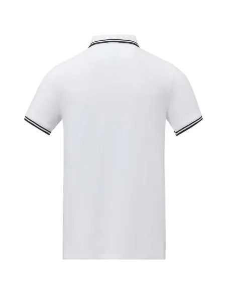 Polo de manga corta con ribete para hombre Ecológico Personalizado 638108