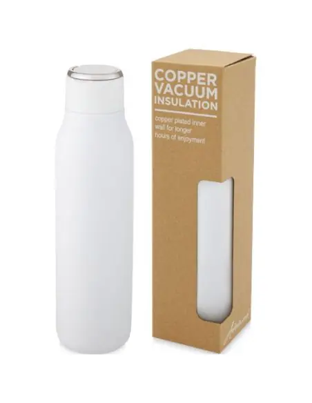 Botella con aislamiento al vacío de cobre de 600 ml Ecológica Personalizada 6100672