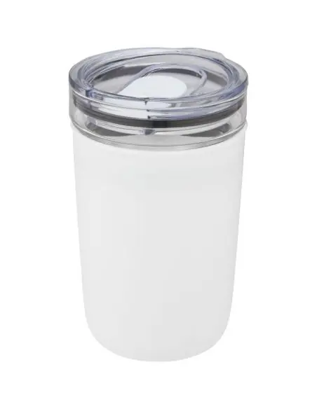 Vaso de vidrio de 420 ml con pared exterior de plástico reciclado Ecológico Personalizado 6100675