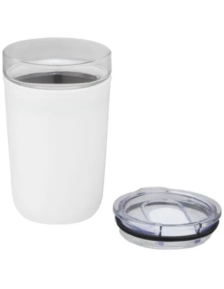 Vaso de vidrio de 420 ml con pared exterior de plástico reciclado Ecológico Personalizado 6100675