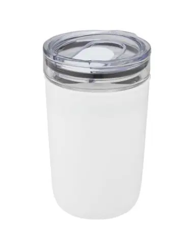 Vaso de vidrio de 420 ml con pared exterior de...