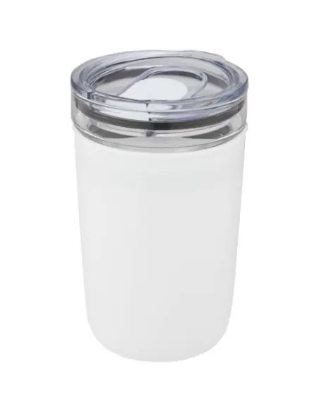Vaso de vidrio de 420 ml con pared exterior de plástico reciclado Ecológico Personalizado 6100675