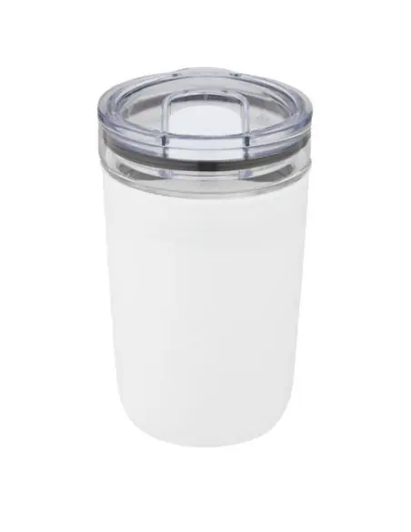 Vaso de vidrio de 420 ml con pared exterior de plástico reciclado Ecológico Personalizado 6100675
