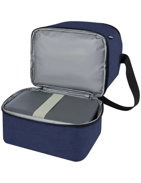 Bolsa isotérmica para almuerzo y 9 latas de PET reciclado GRS Ecológica Personalizada 6120615