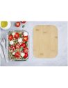 Fiambrera de 1000 ml en vidrio con tapa de bambú Ecológica Personalizada 6113276 - Imagen 5
