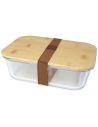 Fiambrera de 1000 ml en vidrio con tapa de bambú Ecológica Personalizada 6113276 - Imagen 2