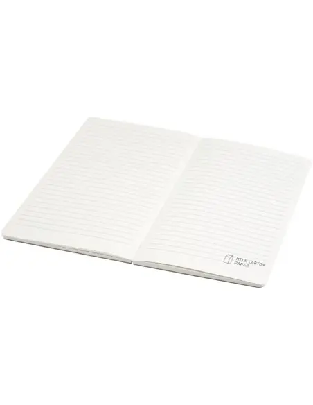 Libreta A5 sin lomo fabricada con cartones de leche recilados Ecológica Personalizada 6107785
