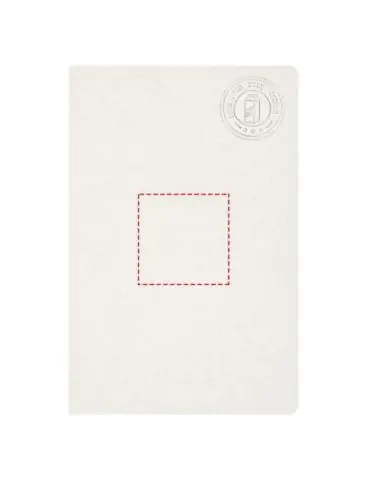 Libreta A5 sin lomo fabricada con cartones de...