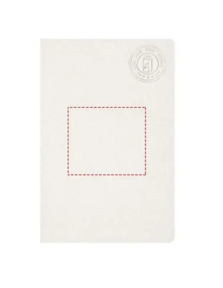 Libreta A5 sin lomo fabricada con cartones de leche recilados Ecológica Personalizada 6107785