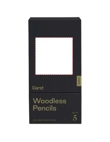 Set de 5 lápices de grafito 2B sin madera...