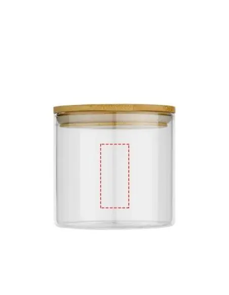 Recipiente de vidrio para alimentos de 320 ml Ecológico Personalizado 6113343