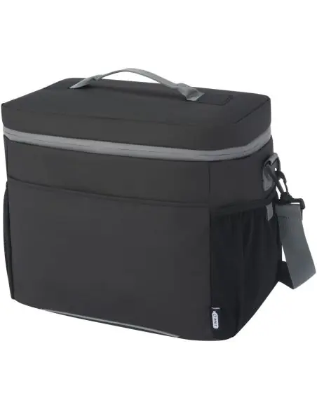 Bolsa isotérmica de 22 l para 20 latas de material reciclado GRS resistente al agua Ecológica Personalizada 6130045