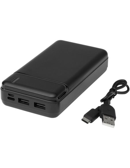 Batería externa de plástico reciclado de 20 000 mAh Ecológica Personalizada 6124322